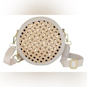 LAST NWT Rattan Cross Body bag